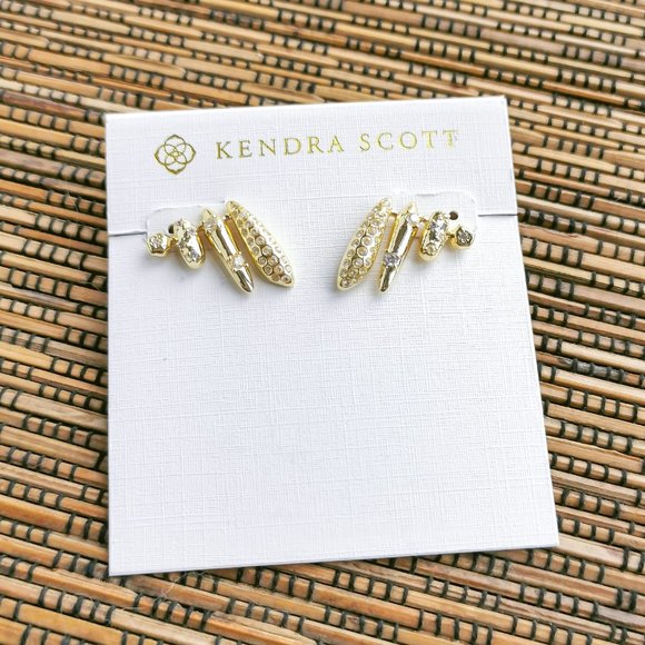 Kendra Scott Selena Gold Ear Climber Earrings
